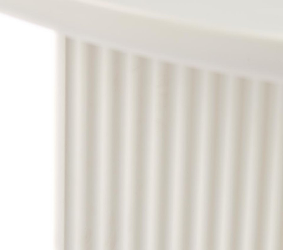 Palma sofabord, rund - greige MDF (80)