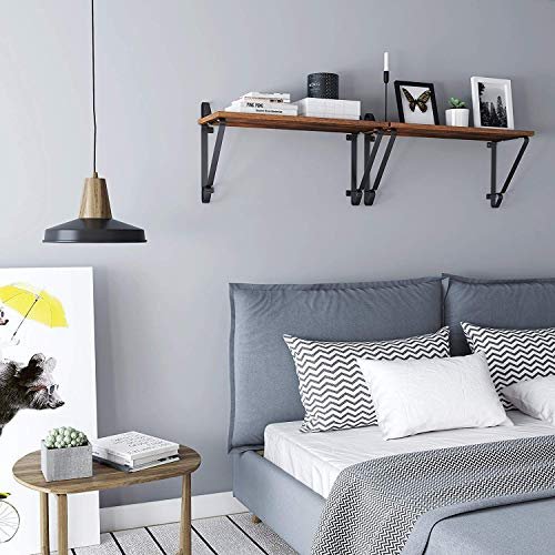 VASAGLE vghylde - brun spnplade og sort stl (st med 2)