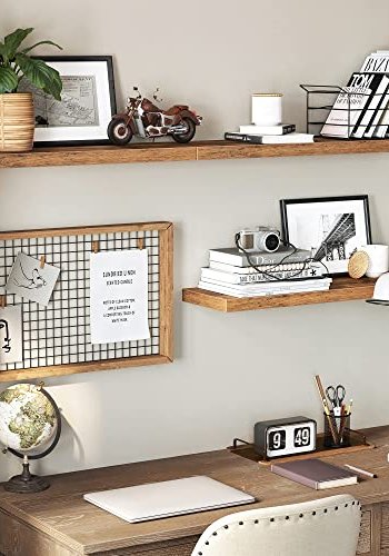 VASAGLE svvehylde, rektangulr - brun MDF (L:40cm)