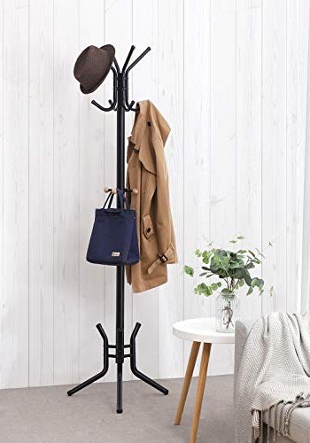 SONGMICS stumtjener, m. 12 knager - sort jern