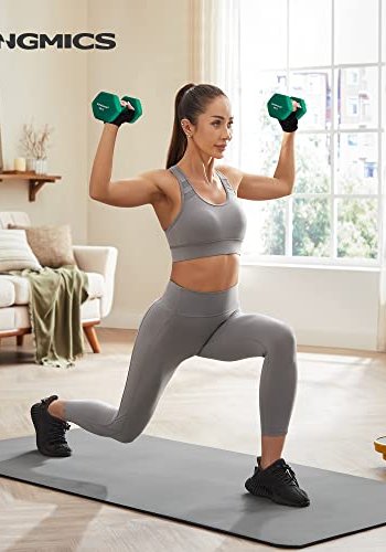 SONGMICS hndvgt 4 kg, vandtt og skridsikker - grn neopren stbejern (st med 2)