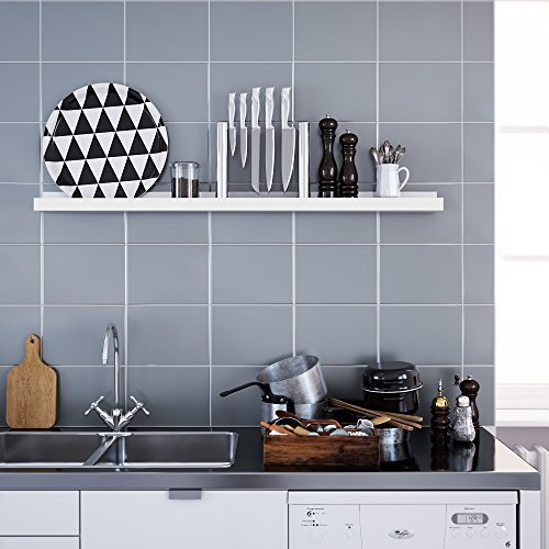 SONGMICS svvehylde - hjglans hvid MDF