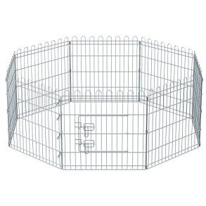 FEANDREA kravlegrd til kledyr, hunde, kaniner og hns, til inde og ude brug - slv stl