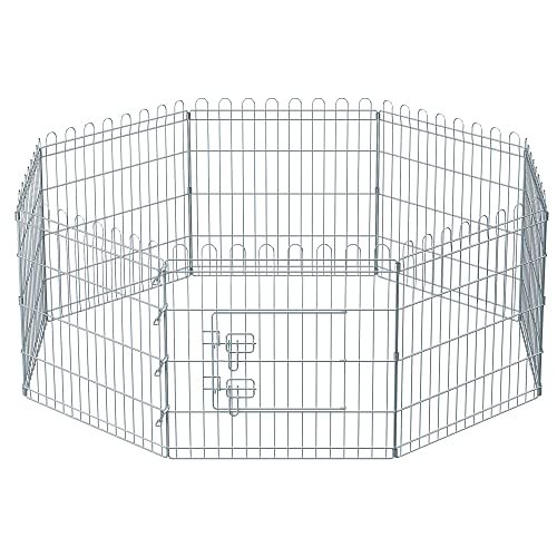 FEANDREA kravlegrd til kledyr, hunde, kaniner og hns, til inde og ude brug - slv stl