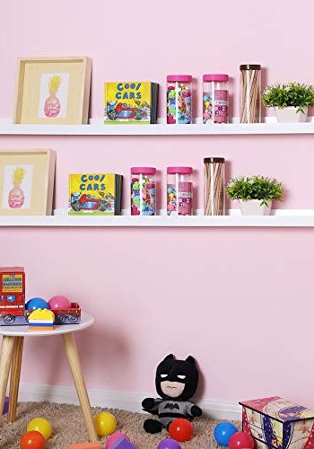 SONGMICS svvehylde - hjglans hvid MDF