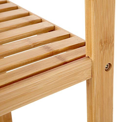 SONGMICS reol, m. 5 hylder - natur bambus