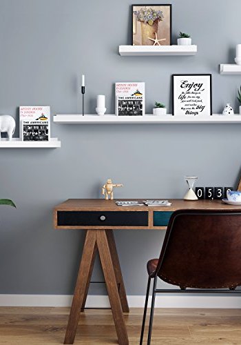 SONGMICS svvehylde - hjglans hvid MDF