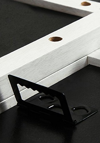 SONGMICS vgmonteret billedramme, collage til 12 fotos - hvid trkorn MDF