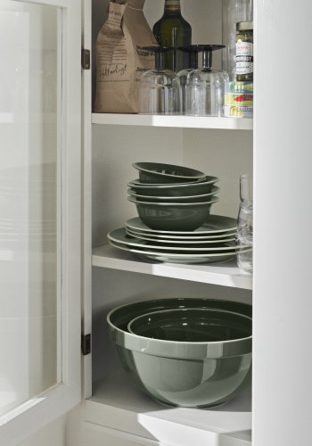 BROSTE COPENHAGEN Taverna skl, rund - grn stentj