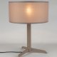 ZUIVER Shelby bordlampe - taupe bomuld/linned og jern