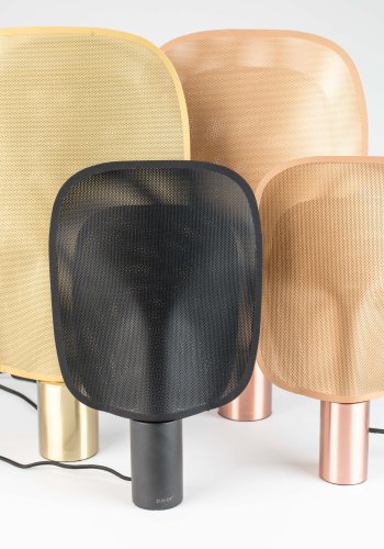 ZUIVER Mai bordlampe S - kobber jern