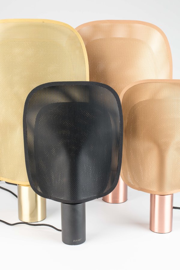 ZUIVER Mai bordlampe S - kobber jern