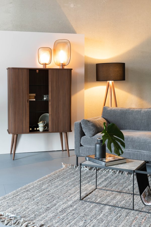 ZUIVER Mai bordlampe S - kobber jern