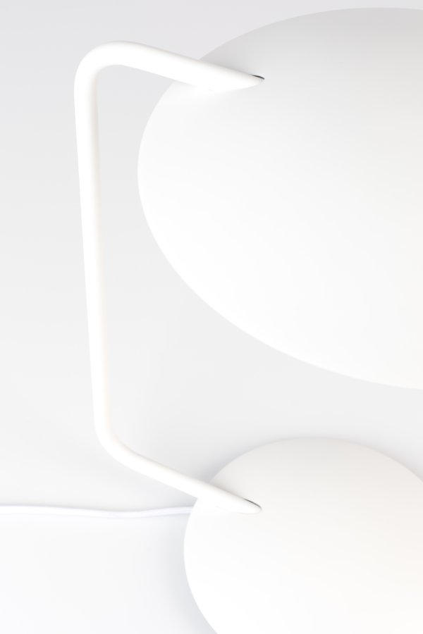 ZUIVER Pixie skrivebordslampe - hvid jern