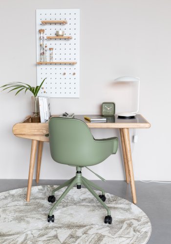 ZUIVER Pixie skrivebordslampe - hvid jern