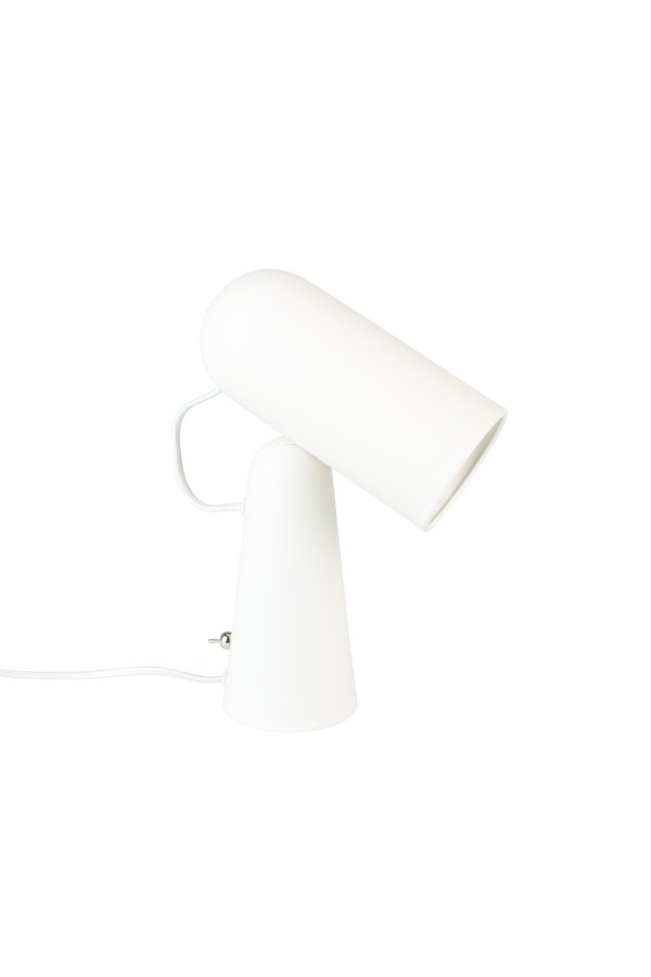 WHITE LABEL LIVING Vesper skrivebordslampe - hvid jern