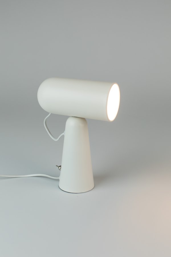 WHITE LABEL LIVING Vesper skrivebordslampe - hvid jern