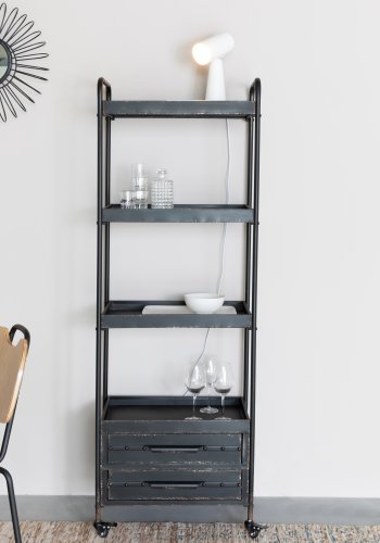 WHITE LABEL LIVING Vesper skrivebordslampe - hvid jern