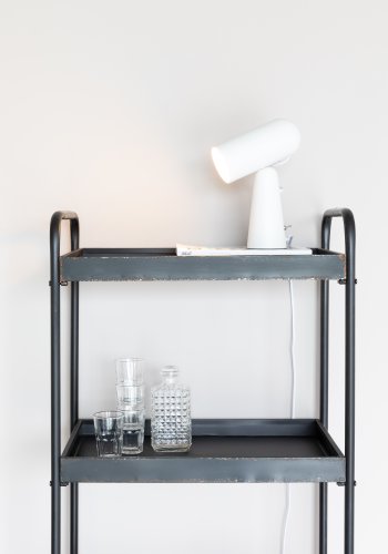 WHITE LABEL LIVING Vesper skrivebordslampe - hvid jern