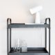 WHITE LABEL LIVING Vesper skrivebordslampe - hvid jern