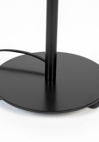 WHITE LABEL LIVING Lena bordlampe - sort metal