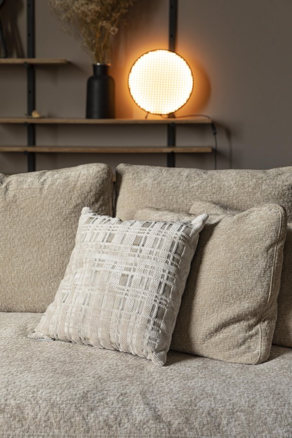 ZUIVER Sien bordlampe - natur rattan og brun valnddefinér