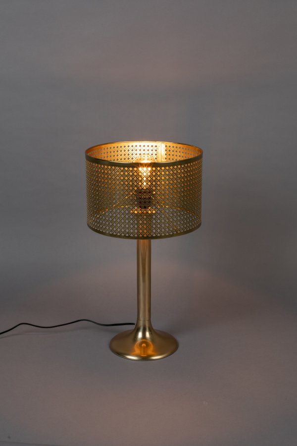 DUTCHBONE Barun bordlampe - guld aluminium