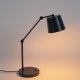 WHITE LABEL LIVING Hajo skrivebordslampe - sort jern