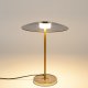 ZUIVER Float bordlampe - glas og guld jern