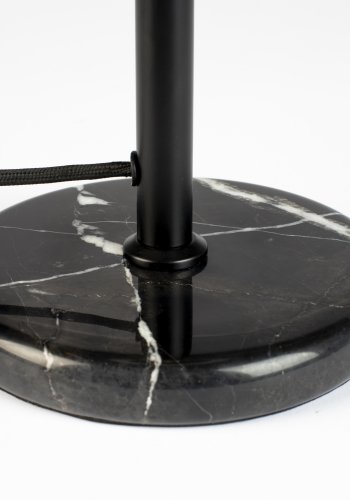 ZUIVER Orion bordlampe - opal glas og sort marmor