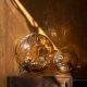 DUTCHBONE Lune bordlampe S - guld glas og strygejern
