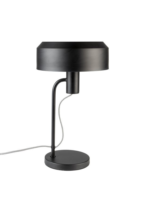 WHITE LABEL LIVING Landon bordlampe - sort jern