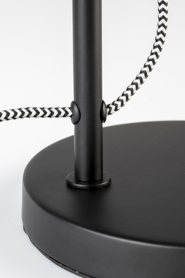 WHITE LABEL LIVING Landon bordlampe - sort jern