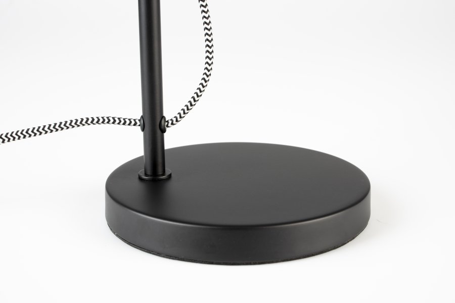 WHITE LABEL LIVING Landon bordlampe - sort jern