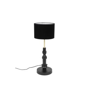 ZUIVER Totem bordlampe - sort aluminium