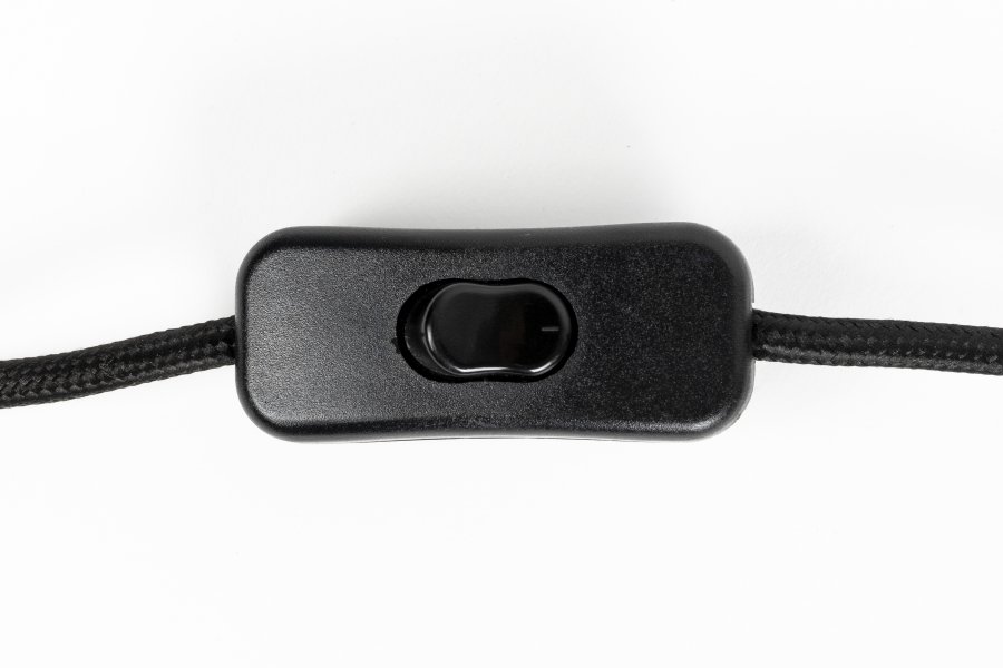 ZUIVER Totem bordlampe - sort aluminium