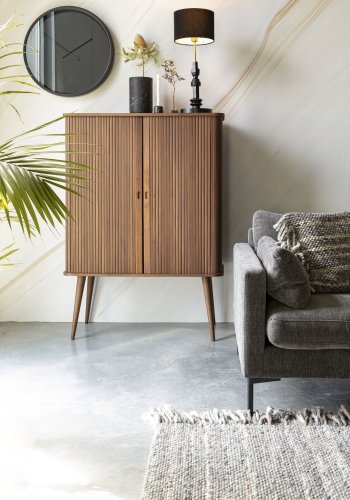 ZUIVER Totem bordlampe - sort aluminium