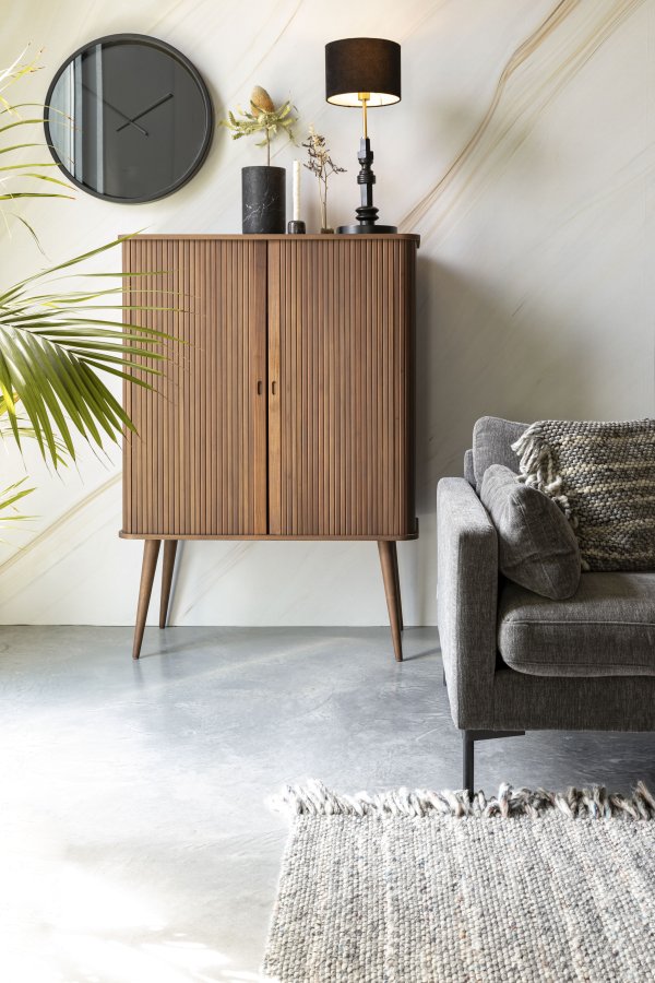 ZUIVER Totem bordlampe - sort aluminium