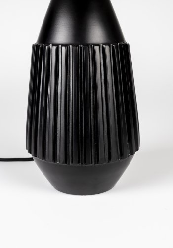 WHITE LABEL LIVING Aysa bordlampe - sort aluminium