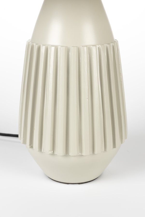 WHITE LABEL LIVING Aysa bordlampe - sand aluminium