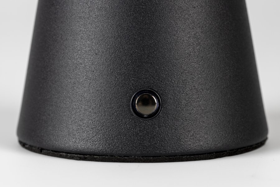 ZUIVER Stellar bordlampe, genopladelig - glas og sort