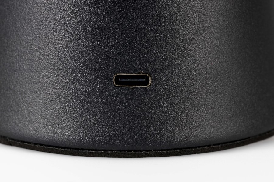 ZUIVER Stellar bordlampe, genopladelig - glas og sort