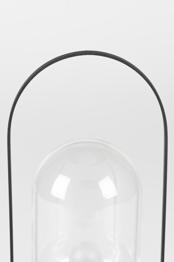 ZUIVER Smarty bordlampe, genopladelig - sort jern