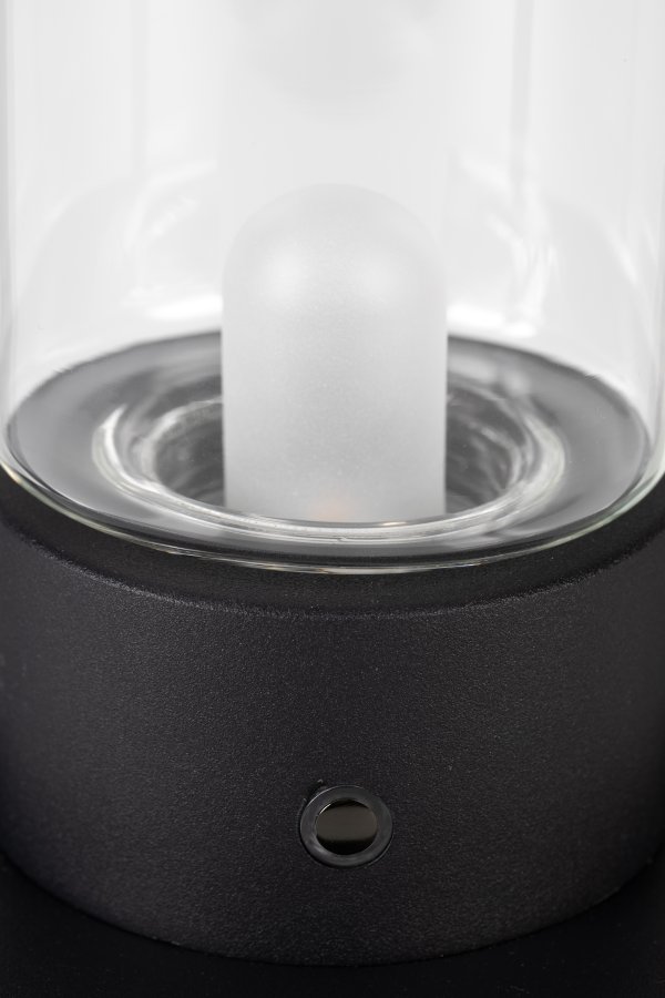 ZUIVER Smarty bordlampe, genopladelig - sort jern