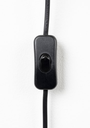 WHITE LABEL LIVING Jaylee bordlampe - sort metal