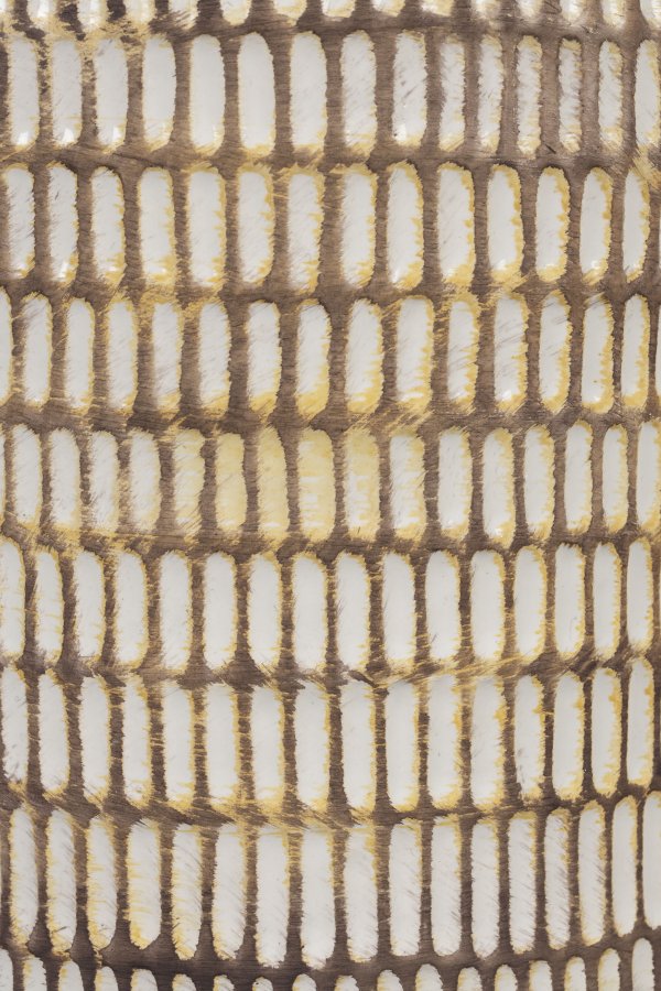 DUTCHBONE Russel bordlampe - sand linned og keramik