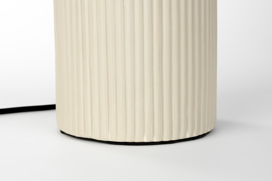 ZUIVER Dash bordlampe M - opal glas og rice keramik