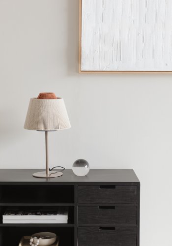 WHITE LABEL LIVING Yumi bordlampe - bl polyester