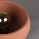 DUTCHBONE Zahra bordlampe S - terra terracotta og sort metal