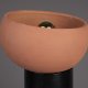DUTCHBONE Zahra bordlampe M - terra terracotta og sort metal